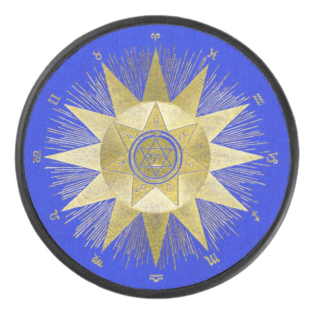 The Rising Signs, The Zodiac’s Influence Hockey Puck (Front)