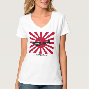 The Rising Sun Flag and the War of Zero T-Shirt