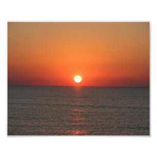 The rising sun photo print