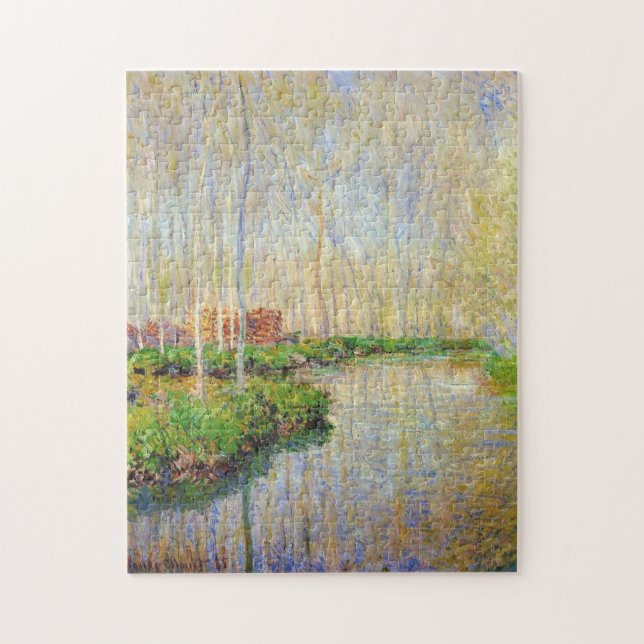 The River Epte Monet Fine Art Jigsaw Puzzle (Vertical)
