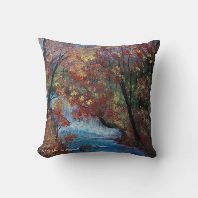 the river flows cushion (Front)