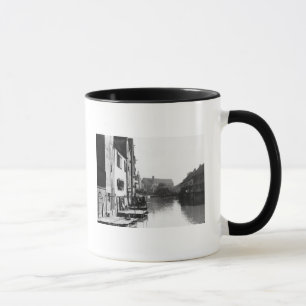 The River Gera at Erfurt, Thiringia, c.1910 Mug
