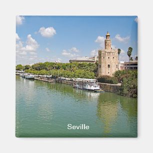 The river Guadalquivir and the Golden Tower. Magnet