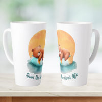 The River Life Bear | Cute Latte Mug