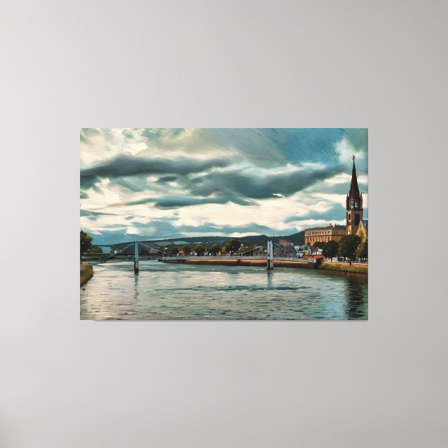 The River Ness, Inverness Canvas Print (Front)