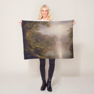 The River of Light (Morning in the Tropics) Fleece Blanket