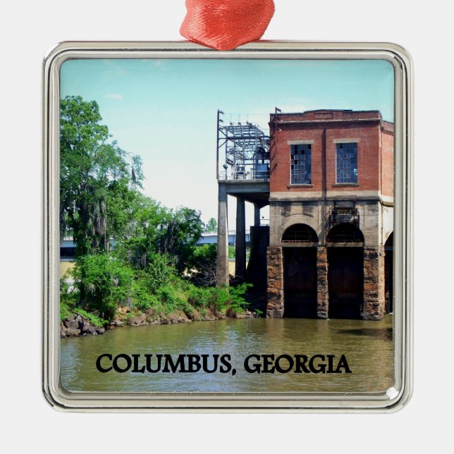 THE RIVERWALK METAL TREE DECORATION (Front)