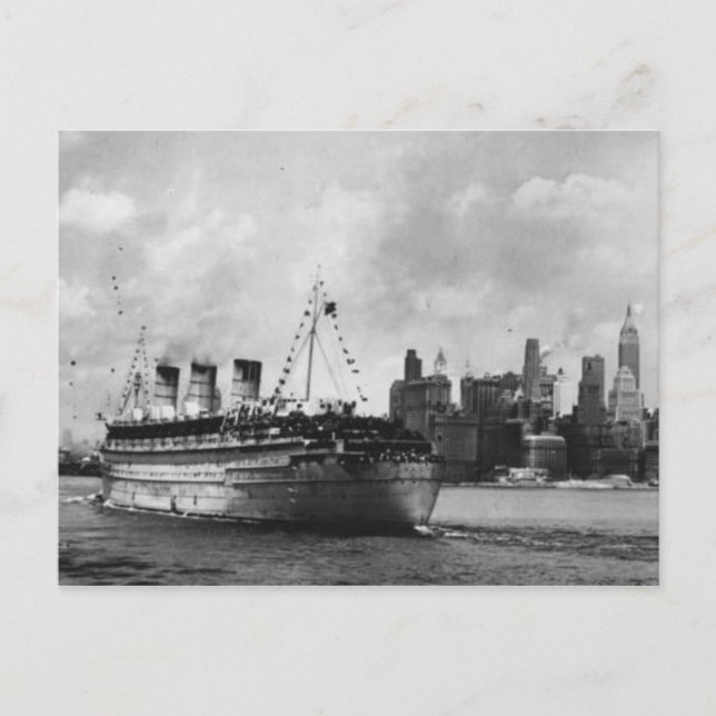 The RMS Queen Mary Postcard Collection (Front)