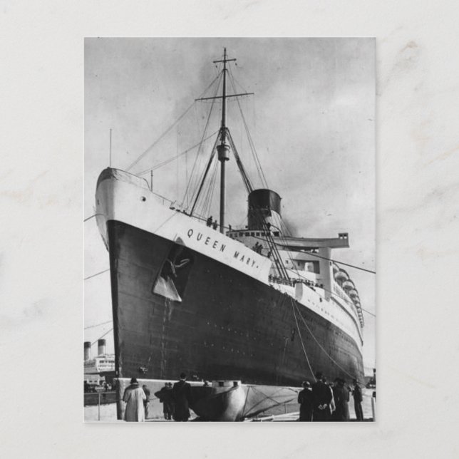 The RMS Queen Mary Postcard Collection (Front)