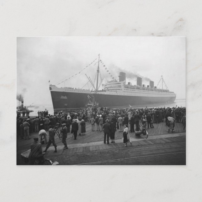 The RMS Queen Mary Postcard Collection (Front)
