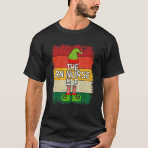 The RN Nurse Elf Matching Group Christmas Party Pa T-Shirt