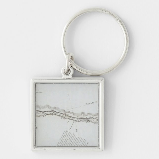 The Road From Missouri to Oregon Key Ring (Front)