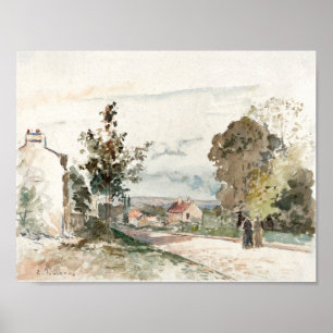 The Road from Versailles Camille Pissarro Poster