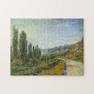 The Road from Vetheuil Monet Fine Art Jigsaw Puzzle