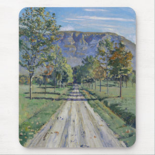The Road to Evordes (by Ferdinand Hodler) Mouse Pad