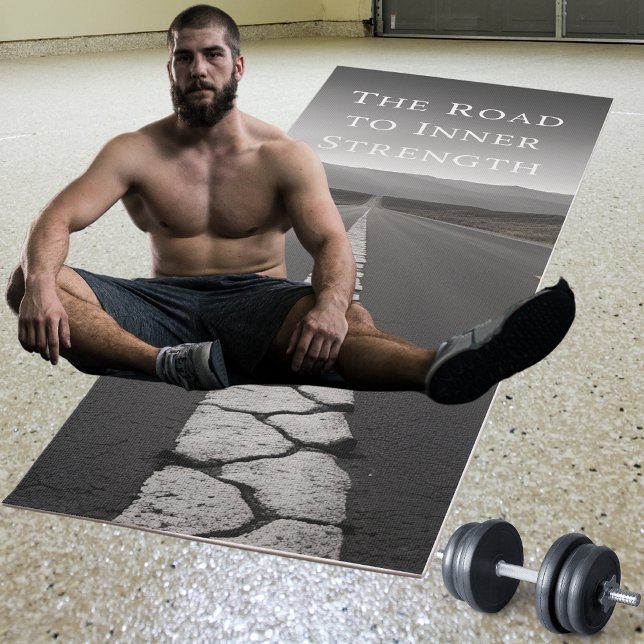 The Road to Inner Strength Yoga Mat (Creator Uploaded)