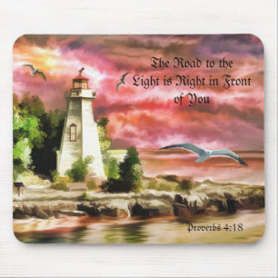 The Road to Light Right in Front of You Mousepad