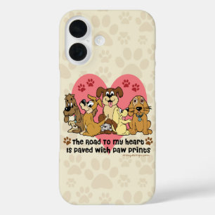 The Road To My Heart Dogs iPhone 16 Case