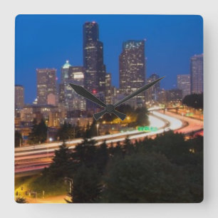 The road to Seattle Square Wall Clock