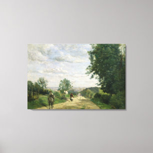 The Road to Sevres, 1858-59 Canvas Print