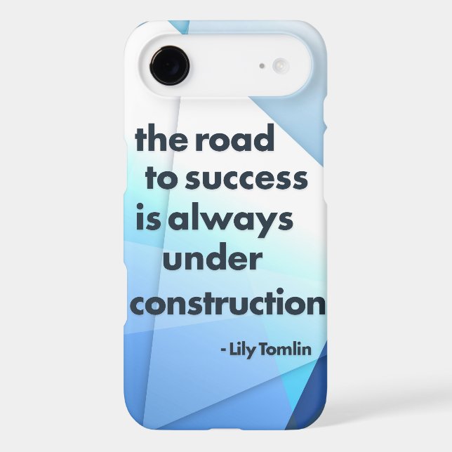 The road to success is always under construction (Back)