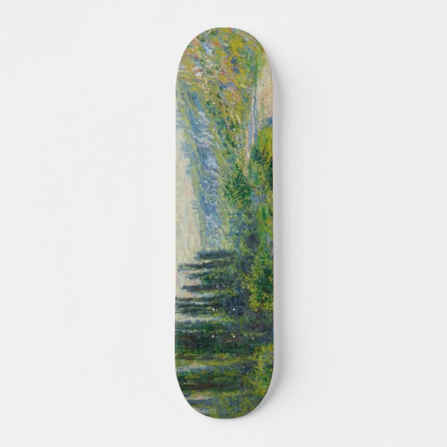 The Road to Vétheuil (by Claude Monet) Skateboard (Front)