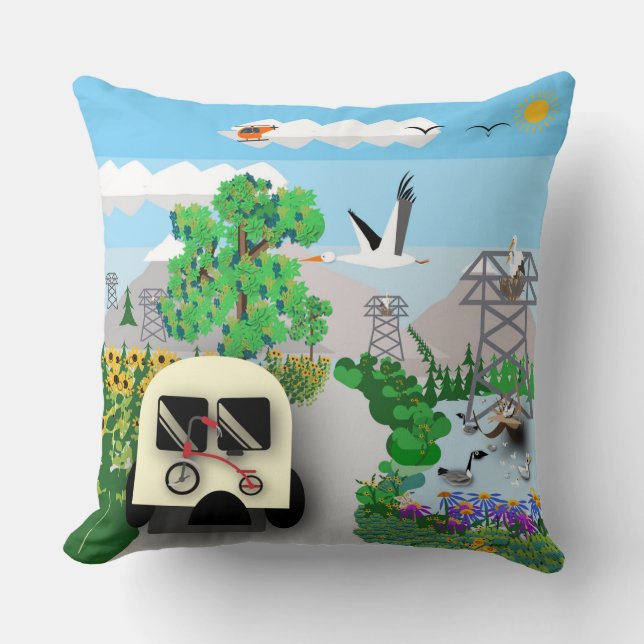 The Road Tour Cushion (Front)