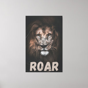 The Roar of Power Canvas Print