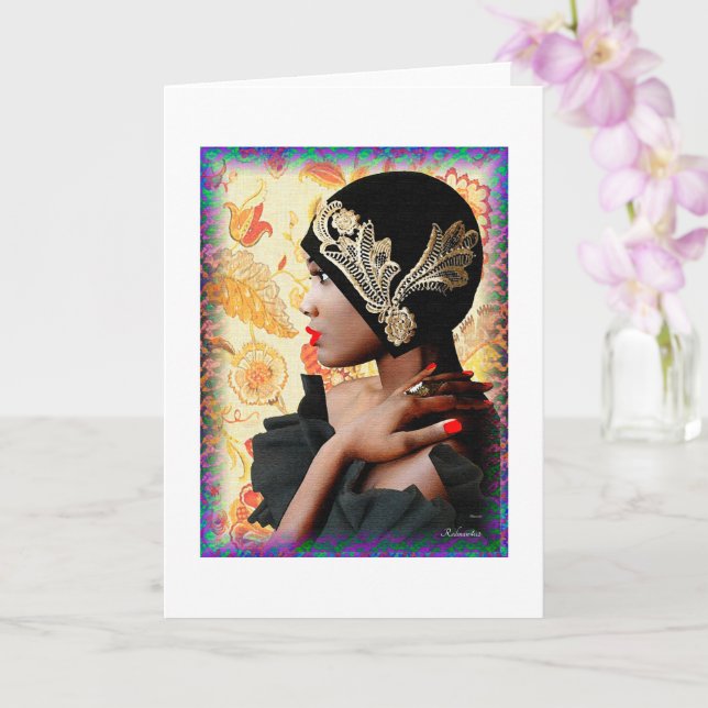 The Roaring 1920s Card (Orchid)