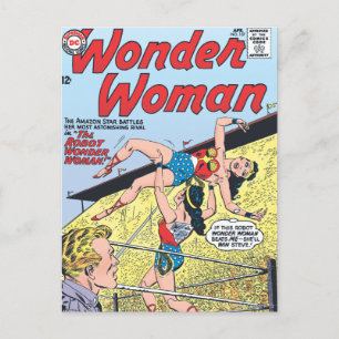 The Robot Wonder Woman Postcard