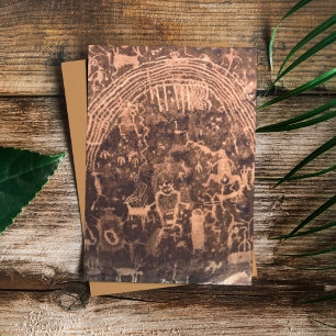 The Rochester Panel Pictograph Utah Greeting Card