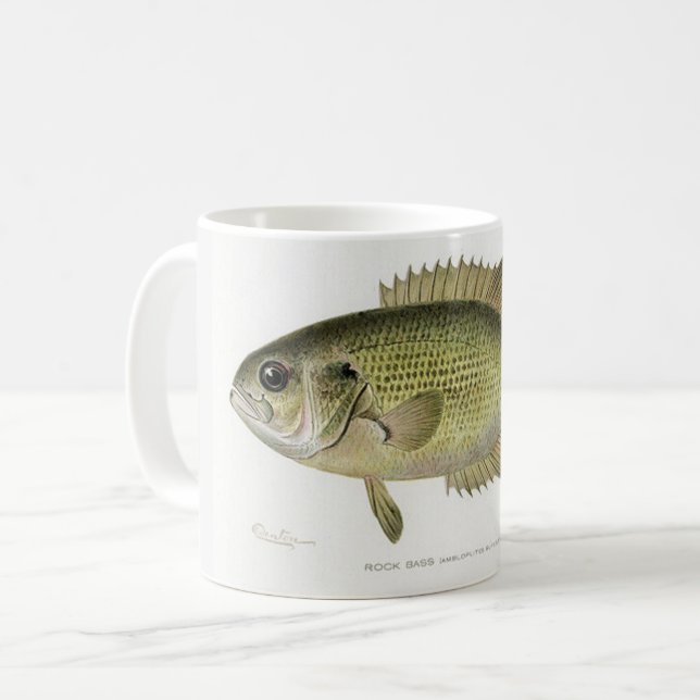 The Rock Bass Fisherman's Mug (Front Left)