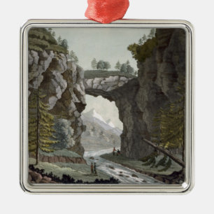 The Rock Bridge, Virginia, from 'Le Costume Ancien Metal Tree Decoration