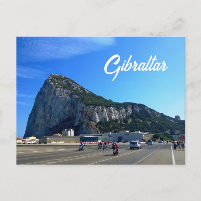 The Rock of Gibraltar Postcard (Front)