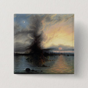 The Rock of Salvation, 1837 (oil on canvas) 15 Cm Square Badge