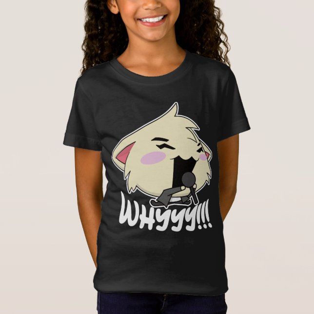 The Rock Star Cat - Whyyyyy T-Shirt (Front)