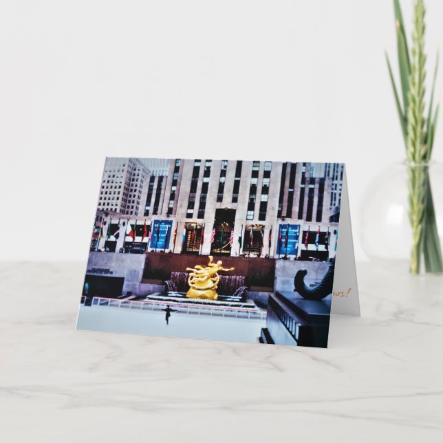 “The Rockefeller Centre Concourse" Christmas Card (Front)