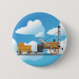 The Rocket 6 Cm Round Badge