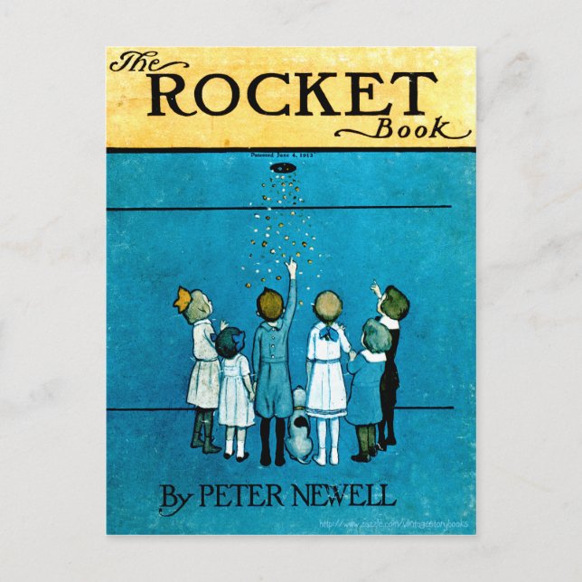 The Rocket Book Cover Design Postcard (Front)