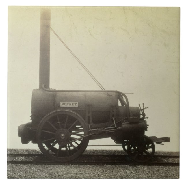 The 'Rocket' designed by George Stephenson (1781-1 Tile (Front)