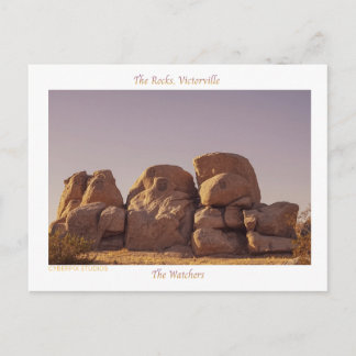 “The Rocks” Victorville  Postcard
