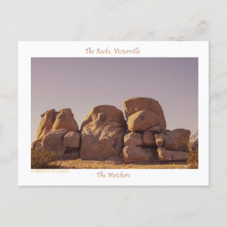 “The Rocks” Victorville  Postcard