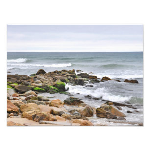 The Rocky Beaches of Montauk, Long Island, NY Photo Print