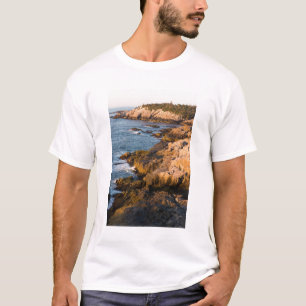 The rocky coast of Isle au Haut in Maine's T-Shirt