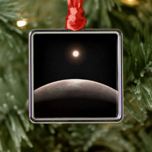 The Rocky Exoplanet Lhs 475 B And Its Host Star. Metal Tree Decoration