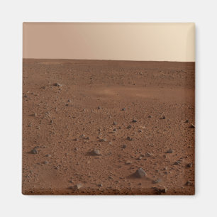 The rocky surface of Mars Magnet
