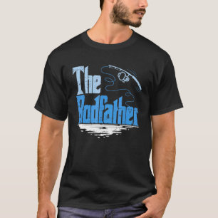 The Rodfather Fishing Parody Father's Day T-Shirt