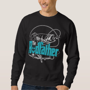 The Rodfather Funny and Fishermen Gift Parody Sweatshirt