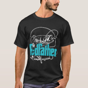 The Rodfather Funny Fish and Fishermen Gifts Fishi T-Shirt