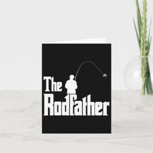 The Rodfather Funny Fisherman T Shirt Sea Card